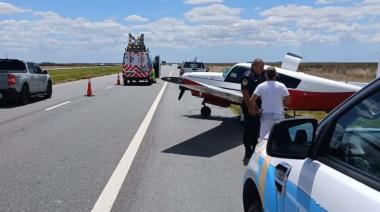 Susto camino a la Costa: una avioneta tuvo que aterrizar de emergencia en plena ruta