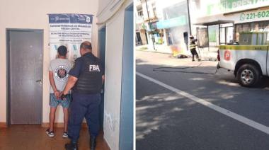 Detuvieron a un hombre que provocó incendios en contenedores del centro de la ciudad