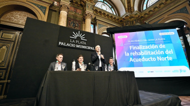Alak y Kicillof finalizaron el Acueducto Norte y presentaron nuevas obras para La Plata
