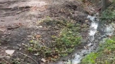 La Plata: un vecino desvió un curso de agua y complica a todo Gonnet