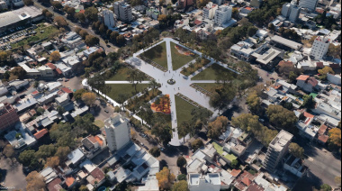 Alak anunció cuándo se inaugurarán Plaza España y el Parque Saavedra