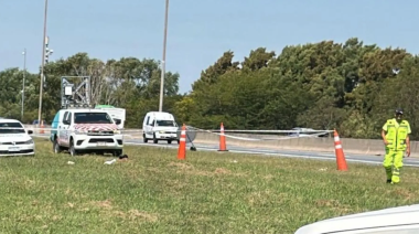 Un motociclista murió en la Autopista La Plata-Buenos Aires
