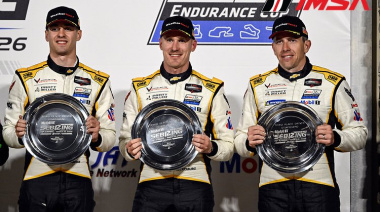 Varrone remontó desde el 8° y subió al podio en las 12 Horas de Sebring