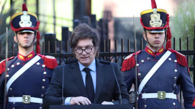 Milei reafirmó el reclamo de soberanía sobre Malvinas en el acto del 2 de abril