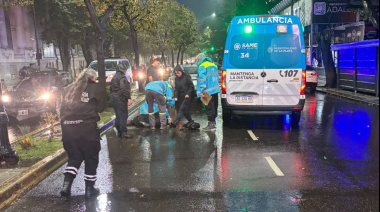 Mañana accidentada: atropellaron una mujer en 7 y 48 y fue hospitalizada