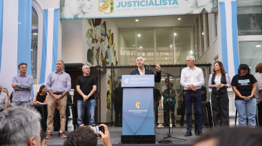 Alak asumió la conducción del PJ y convocó a un Frente Patriótico para "Kicillof 2027"