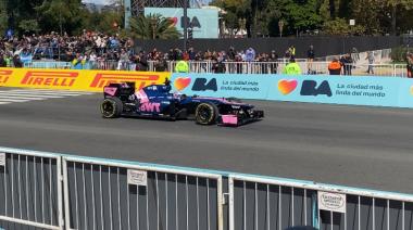 F1 en Buenos Aires: los trompos de Franco Colapinto en Avenida Libertador