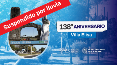 Suspendieron los festejos por el aniversario de Villa Elisa por lluvias