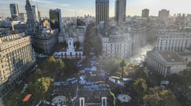 Cuarta Marcha Federal Universitaria: terminó el acto central en Plaza de Mayo