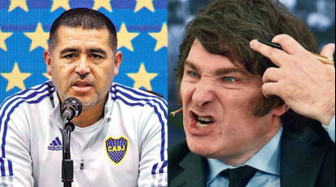 Milei volvió a cruzar a Riquelme tras la eliminación de Boca en la Libertadores
