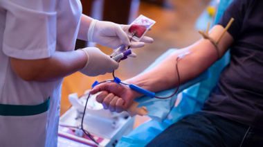 Jornada de donación de sangre y posta de salud en el Rectorado de la UNLP