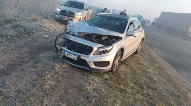 Un choque en cadena en la Ruta 36 a la altura de Abasto no terminó en tragedia de milagro