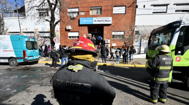 Se incendió una caldera del Hospital Noel Sbarra y evacuaron a los chicos internados por precaución