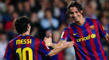 Ibrahimovic lanzó una frase viral sobre Messi: "Ahora van a ver la zurda de Dios"