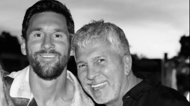 Lionel Messi llegó a Rosario para despedir a su padre, Jorge Messi, tras su muerte