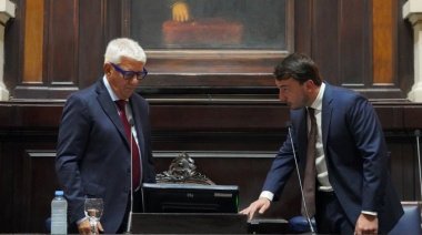 Romo asumió como vicepresidente en Diputados; celebró Santiago Caputo: "Se preparo toda la vida"