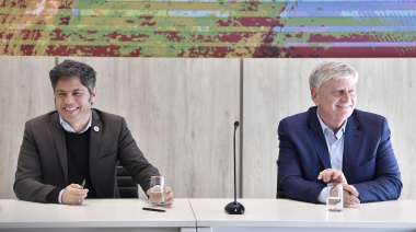 Axel profundiza su perfil federal; acuerdos con el gobernador Zillioto, un peronista neutral