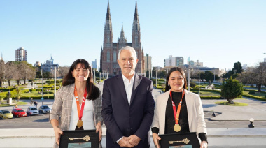 Majo y Vicky Granatto fueron declaradas ciudadanas ilustres de La Plata