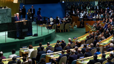 Trump en la ONU: “Haremos un trato con Irán o los aniquilo, los llevó al infierno”