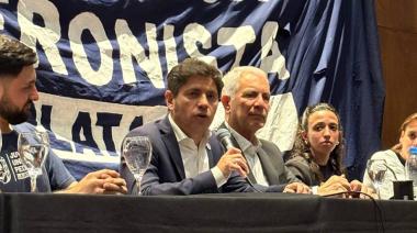 Kicillof en la JUP La Plata: “La elección del 2027 la van a ganar los jóvenes”