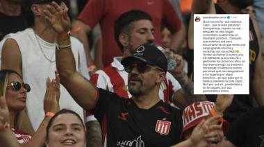 Verón cruzó a un hincha de Estudiantes tras la derrota ante Lanús: "Pasá por la sede y presentá tu lista"