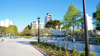 Plaza España quedó renovada y será inaugurada oficialmente este lunes 12 de octubre