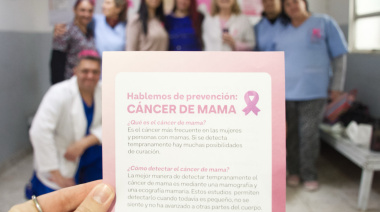 La Plata: habrá jornadas de salud y prevención del cáncer de mama en distintos barrios