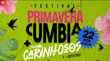Primavera Cumbia en Tolosa: vuelve el festival con Carinhosos el 22 de noviembre