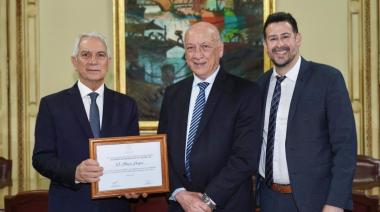 Antonio Bonfatti fue declarado Huésped de Honor de La Plata