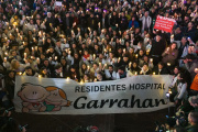 "Encendé una vela por el Garrahan": residentes reclamaron al gobierno una recomposición salarial