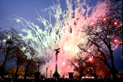 La Plata reinauguró Plaza Italia con música, fuegos artificiales y tradición italiana