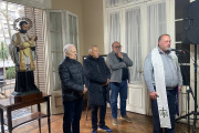 La CGT recibió por primera vez la imagen de San Cayetano en su sede histórica de La Plata