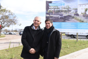 Alak y Kicillof inauguraron la renovada Diagonal 74
