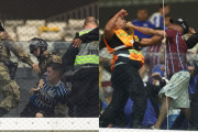 Represión en Brasil: heridos y detenidos tras el partido de Godoy Cruz ante Atlético Mineiro