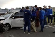 Un futbolista de Rosario Central chocó contra un camión camino al entrenamiento y quedó internado