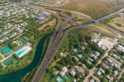 Alak anunció la construcción de una nueva bajada de la Autopista en City Bell