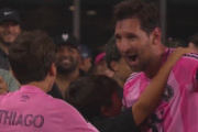 VIDEO: el emotivo festejo de Messi con sus hijos tras clasificar a la final