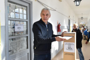 Fabian Cagliardi votó en Berisso