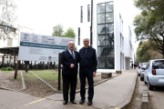 Tauber recorrió el nuevo edificio de Ingeniería Química e Industrial de la UNLP
