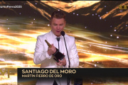 Santiago del Moro se lleva el Martín Fierro de Oro 2025: así lo celebró