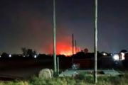 La Plata: incendio en un basural de Altos de San Lorenzo