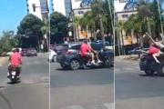 Persecución policial en La Plata terminó con dos motochorros heridos