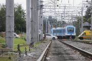 Un tren arrolló a un auto en el ramal La Plata y el servicio funciona de forma limitada