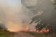 Melchor Romero: un incendio arrasó un campo y los vecinos sospechan que fue intencional