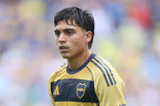 Alarma en Boca: Zeballos sufrió una molestia muscular y está casi descartado ante Vélez