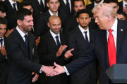 Trump se reunió con el Inter Miami en la Casa Blanca: "Messi es mejor que Pelé"