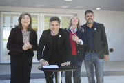 Kicillof inauguró en Carlos Tejedor el centro universitario Nº50 del Programa Puentes