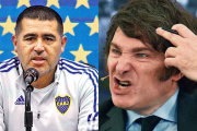 Milei volvió a cruzar a Riquelme tras la eliminación de Boca en la Libertadores