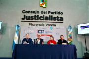 Alak, Pereyra y Watson encabezaron una jornada de formación política en Florencio Varela