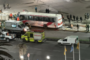 Conmoción en Mar del Plata: un colectivo se subió a la vereda del skatepark y dejó una mujer muerta